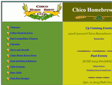 Tablet Screenshot of chicohomebrewclub.com